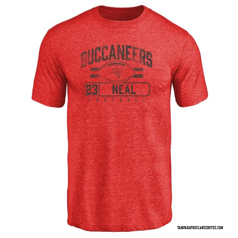 Men's Tampa Bay Buccaneers ＃23 Ryan Neal Red Flanker T-Shirt