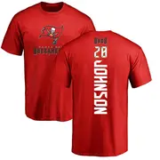 Men's Tampa Bay Buccaneers ＃28 Cephus Johnson III Red Backer T-Shirt