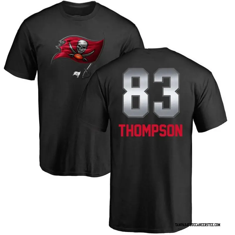 Men's Tampa Bay Buccaneers ＃83 Cody Thompson Black Midnight Mascot T-Shirt